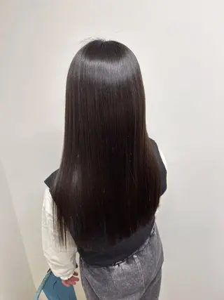 ロング 伶風 /髪質改善ストレートのヘアスタイル