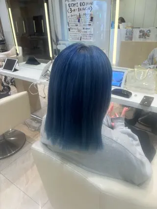 セミロング カラー miho𓂃 ANNETTAのヘアスタイル