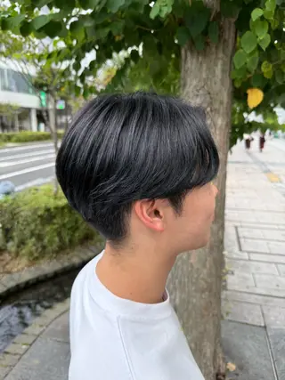 カラー メンズ 🔥モデル募集中🔥 角快利のヘアスタイル