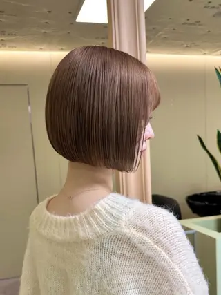 ショート 🌈扱いやすいボブ× ブリーチ🌈TAMEのヘアスタイル
