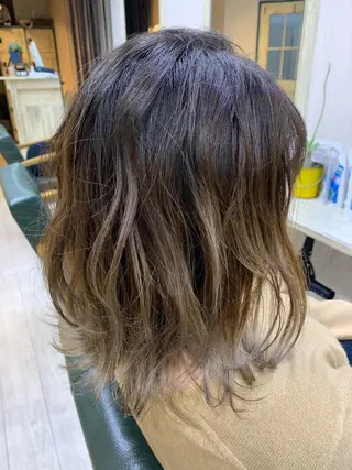 ミディアム 【全部無料🙇】 おがわようしんのヘアスタイル