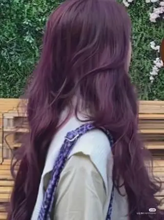 カラー ロング 🫧透明感ラベンダー 似合わせ🫧あい🫧のヘアスタイル