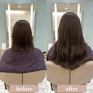 ロング カラー エクステ　ユノキ リョウタのヘアスタイル