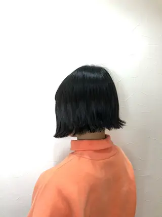 ショート 縮毛矯正&髪質改善/ きょうの🐺のヘアスタイル