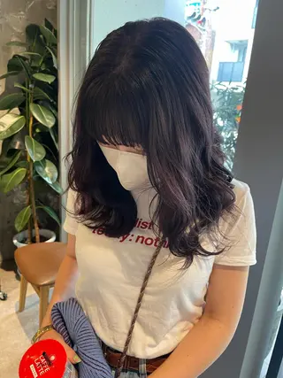 ミディアム 似合わせレイヤーカ ット ʚɞ riiのヘアスタイル