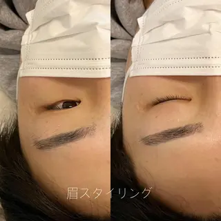 メンズ アイブロウ HARUHARU hinano *のマツエク・マツパデザイン