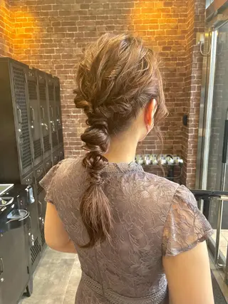 ヘアアレンジ 韓国レイヤー/髪質 改善/縮毛🤍吉田のヘアスタイル