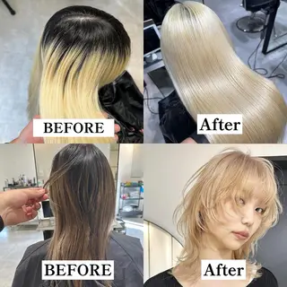 セミロング カラー Maison所属・【縮毛矯正】 海老原寛大のヘアスタイル