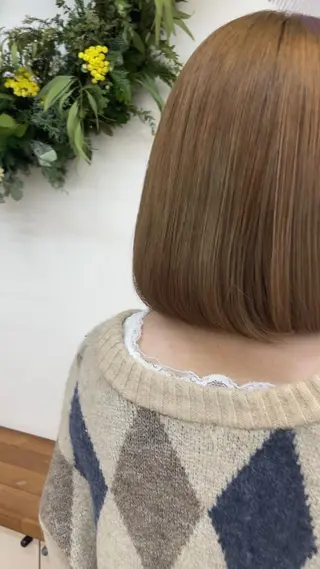ミディアム カラー 仙台ブリーチカラー デザインカラーあすかのヘアスタイル