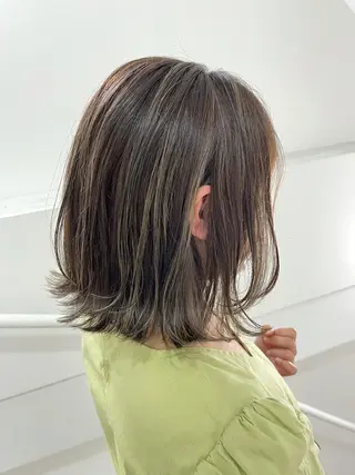 ミディアム カラー Reb_keiji 👑小倉圭司のヘアスタイル