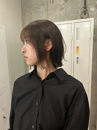 ショート ボブ×縮毛矯正 ryotaのヘアスタイル