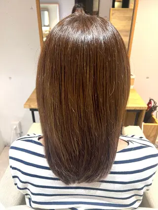 セミロング ブルームヘアデザイン かこ。のヘアスタイル