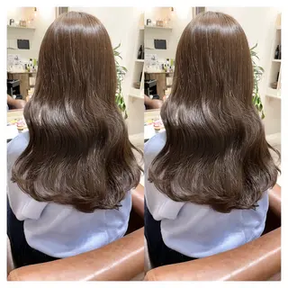 セミロング カラー 村山 茉衣のヘアスタイル