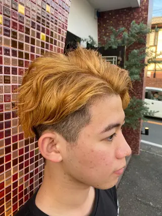 カラー メンズ サロンド・かわの所属・岡野 咲絢【さあや】のヘアスタイル