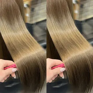 セミロング カラー 上質髪🪐𝑨𝒊 𝒓𝒊🪷‧₊˚のヘアスタイル