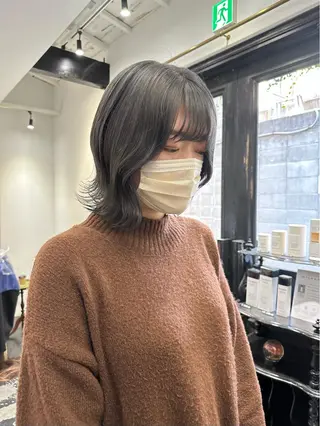 ミディアム カラー REAL 心斎橋所属・ブリーチ/ベージュ /ピンク🦋ナツミのヘアスタイル