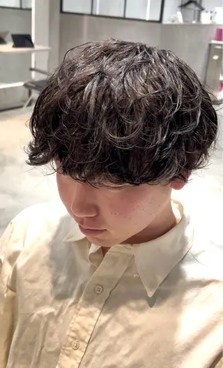 パーマ メンズ メンズカット/柏/韓 国/メンズパーマ航太のヘアスタイル