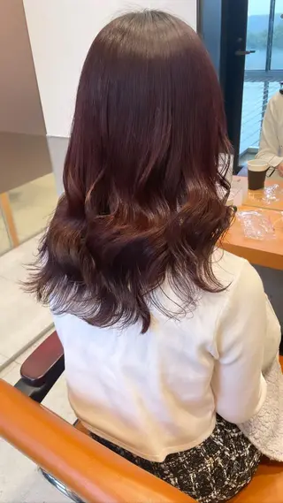 ロング カラー classic 新横浜所属・大人girly🛋️ 🤍yukakoのヘアスタイル