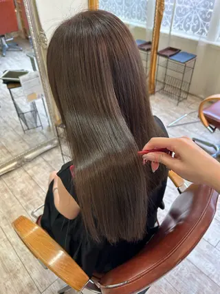 ロング 【艶ヘア】 どうまえのヘアスタイル