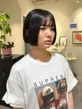 ショート roka  harajuku所属・HANAME ボブカット募集のヘアスタイル