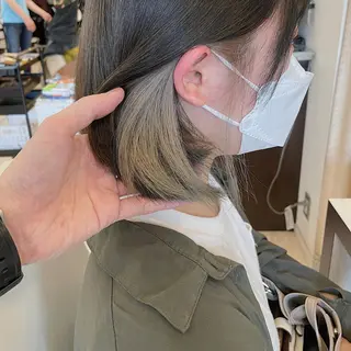 ミディアム 武田 清久のヘアスタイル