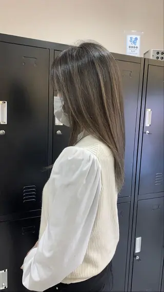 セミロング GiseL 小倉所属・谷内尾 祐音のヘアスタイル