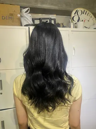 ロング カラー ブリーチカラーと、髪 質改善。HARUKAのヘアスタイル
