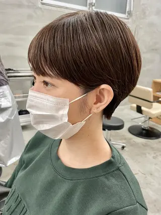 ショート カラー ショート・ボブ 徳竹淳一のヘアスタイル