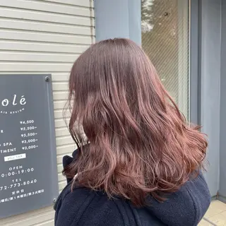 ミディアム 中村 彩音のヘアスタイル