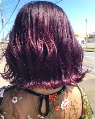 カラー 長谷川 沙紀のヘアスタイル