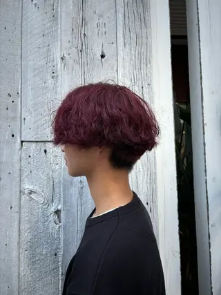 カラー メンズ ブリーチ予約率90% 以上✨森山陽向のヘアスタイル