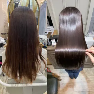 ロング shinka 髪質改善　縮毛矯正所属・美髪ストレート/美髪 レイヤー特化増原優斗のヘアスタイル