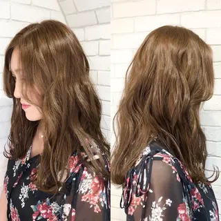 ロング カラー 柏/春日竜次 /髪質改善縮毛矯正のヘアスタイル