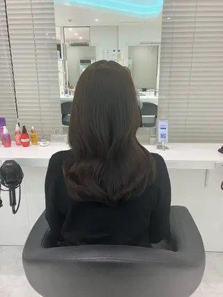 ロング カラー ヘアアレンジ 🫧透明感ラベンダー 似合わせ🫧あい🫧のヘアスタイル