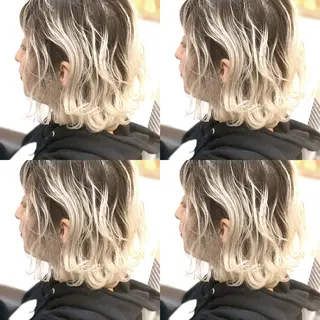 ミディアム カラー パーマ ヘアアレンジ APSEE メンズカラー特化のヘアスタイル