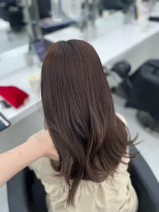 セミロング ♡ナチュラルガーリー ♡ベージュ♡RINAのヘアスタイル