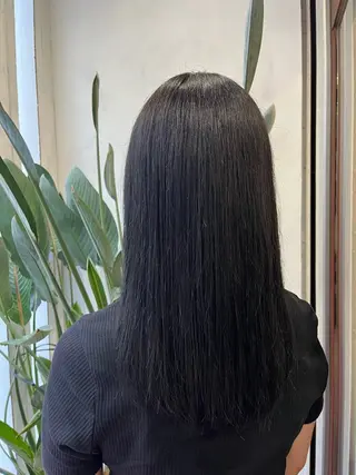 ロング カラー インナーカラー🩵 角田紗雪のヘアスタイル