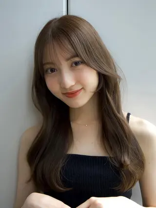 ロング SALOWIN原宿AROA店所属・顔まわり神カット✂︎ 齋藤雄大【表参道】のヘアスタイル