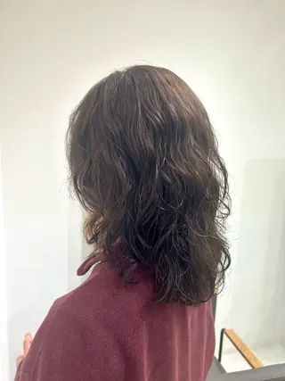 ミディアム パーマ 🫧透明感カラー/ 青山瑞季🫧のヘアスタイル