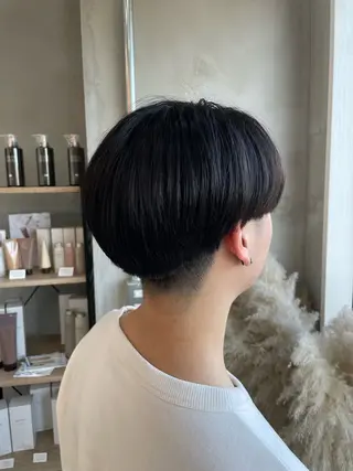 ショート メンズ 三谷 浩也のヘアスタイル