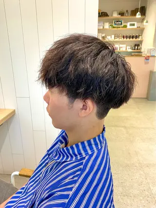 パーマ メンズ エリア唯一🌈ᵕ̈* 派手髪モリヤ🌺のヘアスタイル