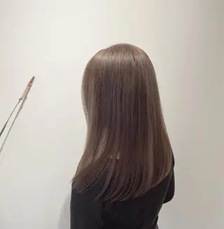 セミロング 🧡ミルクティー/ レイヤー🧡ショウナのヘアスタイル