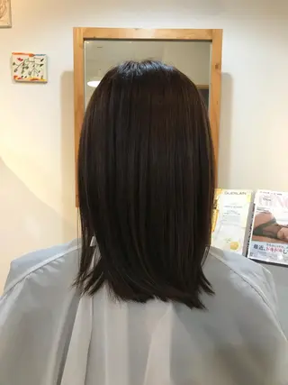 セミロング カラー ViaLa Hair 🌈すずきたくむ✂︎のヘアスタイル