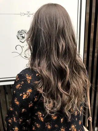 ロング カラー シールエクステ⭐️ オオミタクヤのヘアスタイル