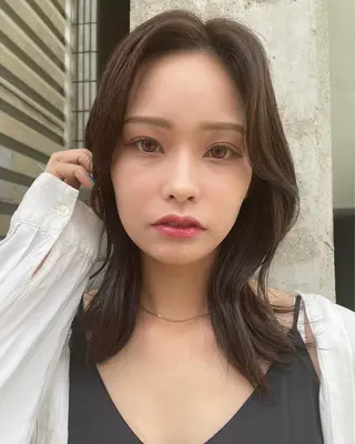 ミディアム mono.所属・南茨/ヘッドスパ /カット/momoのヘアスタイル