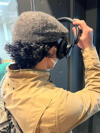 ショート パーマ メンズ パーマ🌀 メンズスタイルゆうなのヘアスタイル