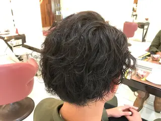 パーマ 髪質改善/レイヤー/ 小顔/デザインのヘアスタイル