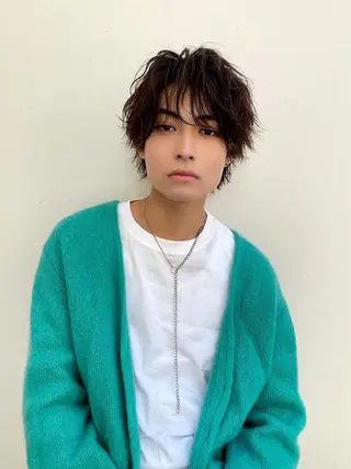 ショート メンズ 💎髪質改善/艶カラ ー🌟加藤陸🌟のヘアスタイル