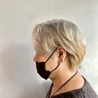 カラー メンズ 🪐SOURCE 塚口　シマブクロ🪐のヘアスタイル