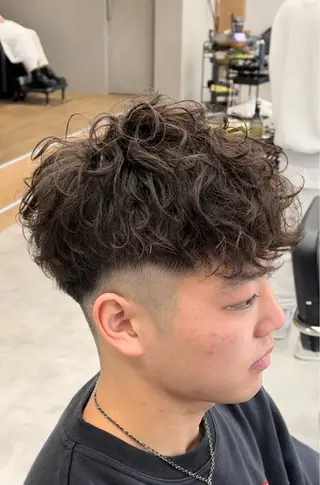 ショート パーマ メンズ 新潟メンズパーマ 新潟駅/小田拓実のヘアスタイル